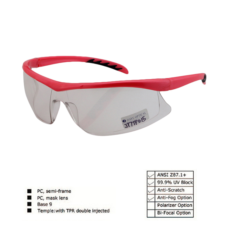 High quality prescription work anti scratch industrial ansi z87 1